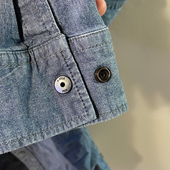 G-Star Raw Button Up Military Cargo Style Shirt - Picture 6 of 11